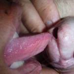 Love to stick my tongue in his penis opening. Do you like me do it to you?