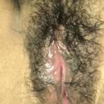 My Asian wife's sexy tight wet hairy pussy just done getting ate, photo taken before my cock went in. Anyone else like hairy pussy? I prefer hair, most mature women have hair on there pussy. That's just me and what I like
