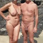 Us together at our local nude beach.