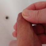 Nice little stretch of the foreskin. Love the way it feels stretching out then back over my cock head.