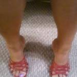 my legs in my favorite pair of heels..................