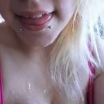 mmm I'm such a cum slut I love taking cum facial selfies ;)