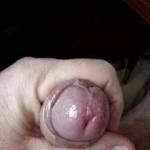 Stroking & Wanking Lubed Cock with Foreskin - While looking at Zoig !