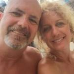 Hubby and I. He doesn't like his face shown but I think he should step up.