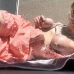 Pulling on my nips in the sun