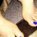 Friends beautiful toes mouth watering
