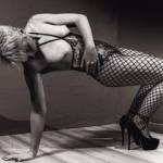 The former ballet dancer can still be nimble when she wants :-)