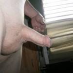 shot of my shaved cock and balls 
love a nice wet pussy to slide down onto it whos game