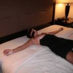Hotel room bondage...  Nothings more fun then fucking a women tied to a bed who wants to join me???