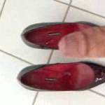 cum on shoe