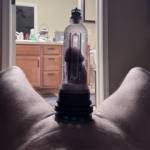 enjoying my hydro pump