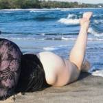 I saw you walking down the beach with a camera and I knew you were going to ask me if you could take an "artistic" pic so I agreed, now tell me, why did your cock started to grow as soon as I lifted my feet in this position? Do you want to fuck my feet?