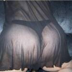 bent over on the couch waiting to be taken