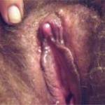 Spreading my pussy and showing my clit,would you rub it for me???