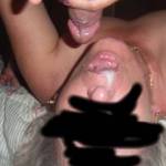 Guys cum on wife's face. She loves swallowing and wants a bukkake and wants the cocks to blow in her mouth and not just on her face