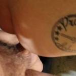 Part 5 : Now I want you to fuck me from behind. Can you tell that I like how your cock feels in my pussy? After this I'll make you cum! Promise! How do y'all like my butt tattoo? Would you fuck me even though I'm someone else's property?