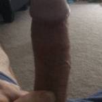 A photo of my husbands hot cock. I can't wait to slide down on his rock hard dick again and have him fuck me like he did after this pic was taken. 
Do you have anything else you could stick in me? Where would you put it? Where would you cum?!