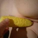 We tried a cob of corn, she Luved it!!