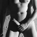 A photo from a friends photo session holding his balls