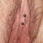 showing off my 'piercing'. how'd you like it fluffy or bald lol?