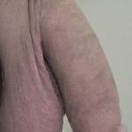 Bulging package hanging all out, feels so right.