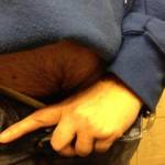 Sent this to me at work showing her bush