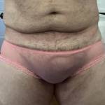 Sharing a new pair of pink see thru panties they were very tight but not for long ☺️