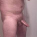 Naked picture and semi hard cock