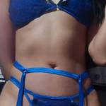 How about my blue lingerie? They like?