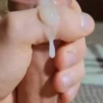 giving my fat cock a good stroking