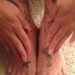 My new nails and toes