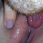 My favorite thing to do. Eating pussy and playing with the clit...sloshing wet.