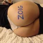 Just showing my big round booty :P