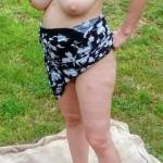 My exhibitionist friend, Donna loves to be one with nature! Let her know what you think of those hot tits! Comments appreciated