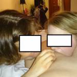 Both girls giving me a wonderful time