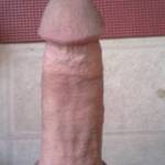 hubbys dick when he is horny. it can definately grow if he is turned on. any ladies out there like to try it out? its kinda hard for me to enjoy him sometimes especially after fucking a big thick 8 incher....