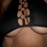 In her new "cock sweller"halter.