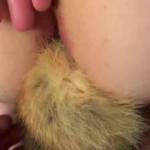Jeff putting my butt plug in