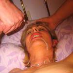 Her hubby watched me firstly fuck her and then give her a facial, she is one naughty GILF,what do you think?