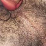 Hubby fantasizing, and getting ready for a pegging session with his wife!