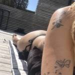 Working that tan…