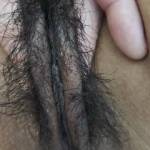 My hubby likes to play with my pussy. Said it looks like a hairy clam