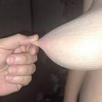 Stretching that titty way out