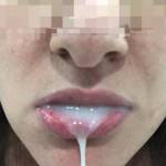 my wife lover finished her mouth