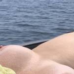 Love feeling the warm sun on my big tits