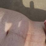 Getting a suntan like the shadow