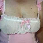 So I was watching cocks and a pussy in the chat in my new pink lingerie outfit, and one of my friends says he wonders if I realize the top part is see-through — and I was like, Wait... What? It's see-through? What a shocker that was! lol