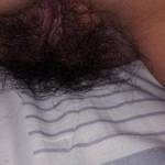 My wife her hairy pussy from behind