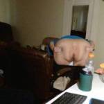 its been licked all night