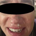 Good load on the Mrs. face